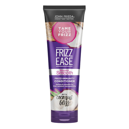 Frizz Ease beyond Smooth Frizz-Immunity Conditioner, 8.45 Ounces, Anti-Humidity Conditioner, Prevents Frizz, with Pure Coconut Oil