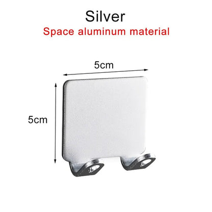 1/2PCS Punch Free Shaving Razor Holder Men Shaving Shaver Storage Hook Wall Shelf Bathroom Razor Rack Wall Kitchen Accessories