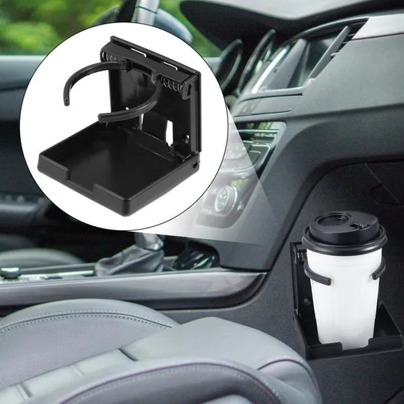 1/2PCS Cup Drink Holder Folding Car Cup Holder Water Bottle Holder Front Cup Holder Stand for Car Boat Truck Yacht SUV RV Van Cup Tray