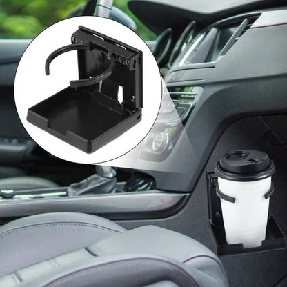 1/2PCS Cup Drink Holder Folding Car Cup Holder Water Bottle Holder Front Cup Holder Stand for Car Boat Truck Yacht SUV RV Van Cup Tray