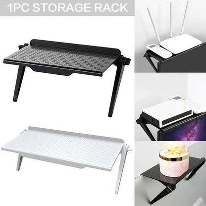 TV Monitor Rack Screen Top Storage Shelf Holder Home Storage Computer Multi-functional Organizer Bracket (Only Shelf) S/L 1PC