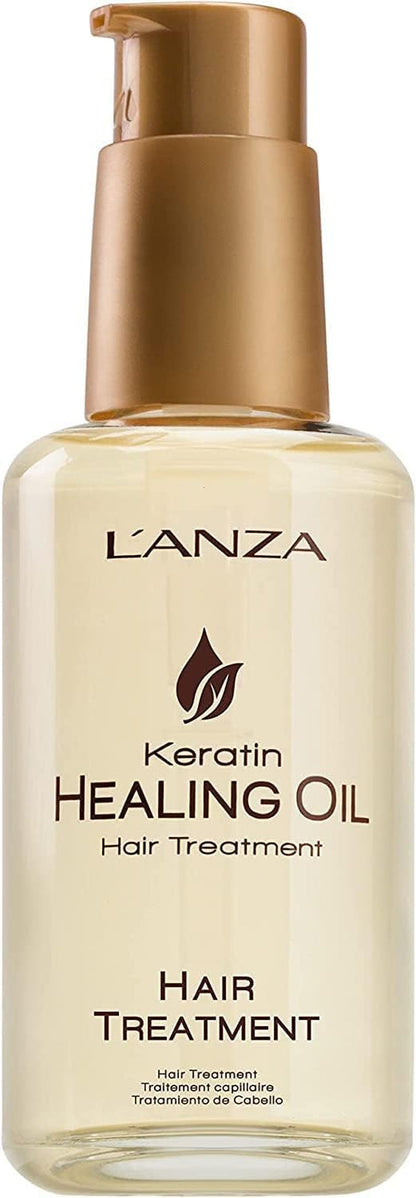 L'ANZA Keratin Healing Hair Oil Treatment, Keratin Hair Treatment, Hair Oil for Damaged Hair, Revives & Nourishes, Sulfate Free Healing Oil for Hair with Phyto IV Complex, Cruelty Free Hair Care