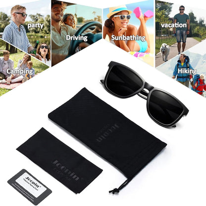 Square Sunglasses Polarized UV Protection Trendy Designer Sun Glasses Men Women