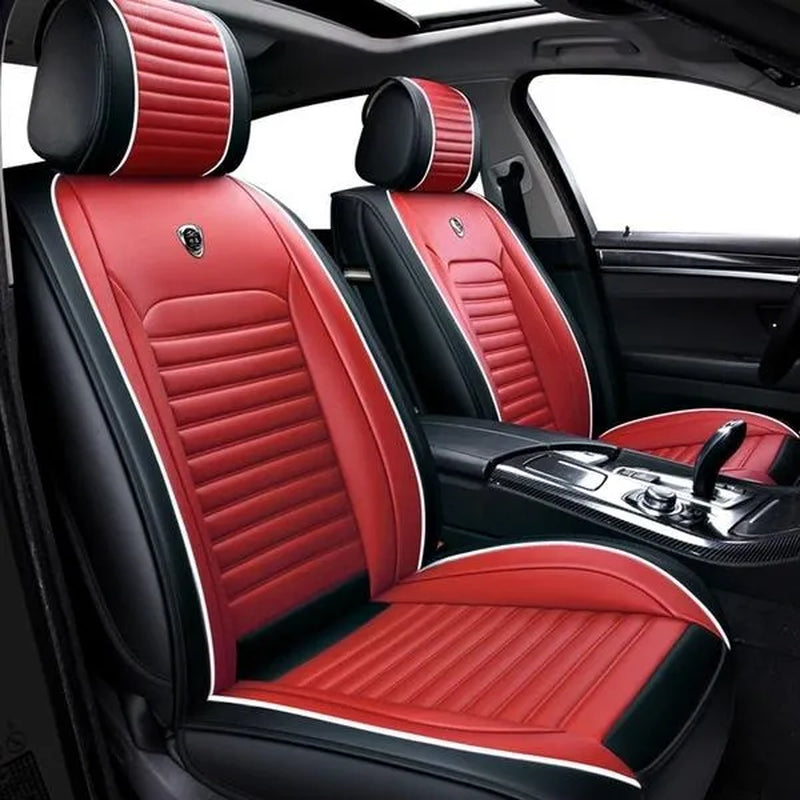 1PC Universal  PU Leather Car Seat Waterproof Luxury Mat Covers  Car Seat Protector Cover Breathable Cushion For Four Season
