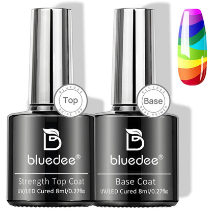 Gel Nail Polish-Gel Nail Polish Kit,UV Soak-off Nail Gel Home DIY Manicure,6Pcs/Set Summer Series Mint-Green Light-Purple Baby-Blue Light-Pink,Gel Nail Kit for Starter