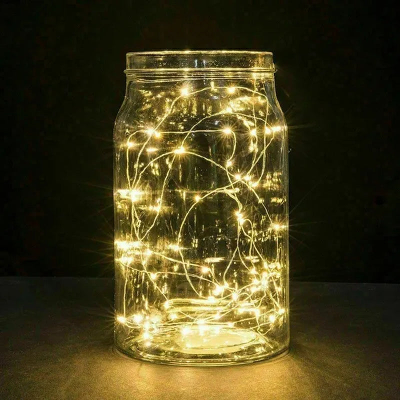 2020 1M - 10M LED Fairy String Lights Fairy Light Battery Operated For Christmas Xmas Party Home Decor LED Strings & Decoration Lights