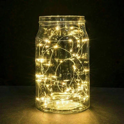 2020 1M - 10M LED Fairy String Lights Fairy Light Battery Operated For Christmas Xmas Party Home Decor LED Strings & Decoration Lights