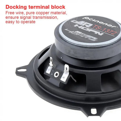 2Pcs 5 Inch 350W Car Coaxial Auto Audio Music Stereo Full Range Frequency Hifi Speakers Non-Destructive Installation