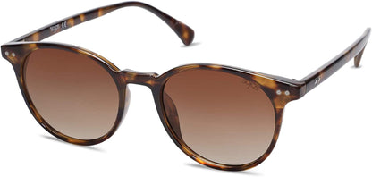 Small Round Classic Polarized Sunglasses for Women Men Vintage Style UV400 Lens SJ2113