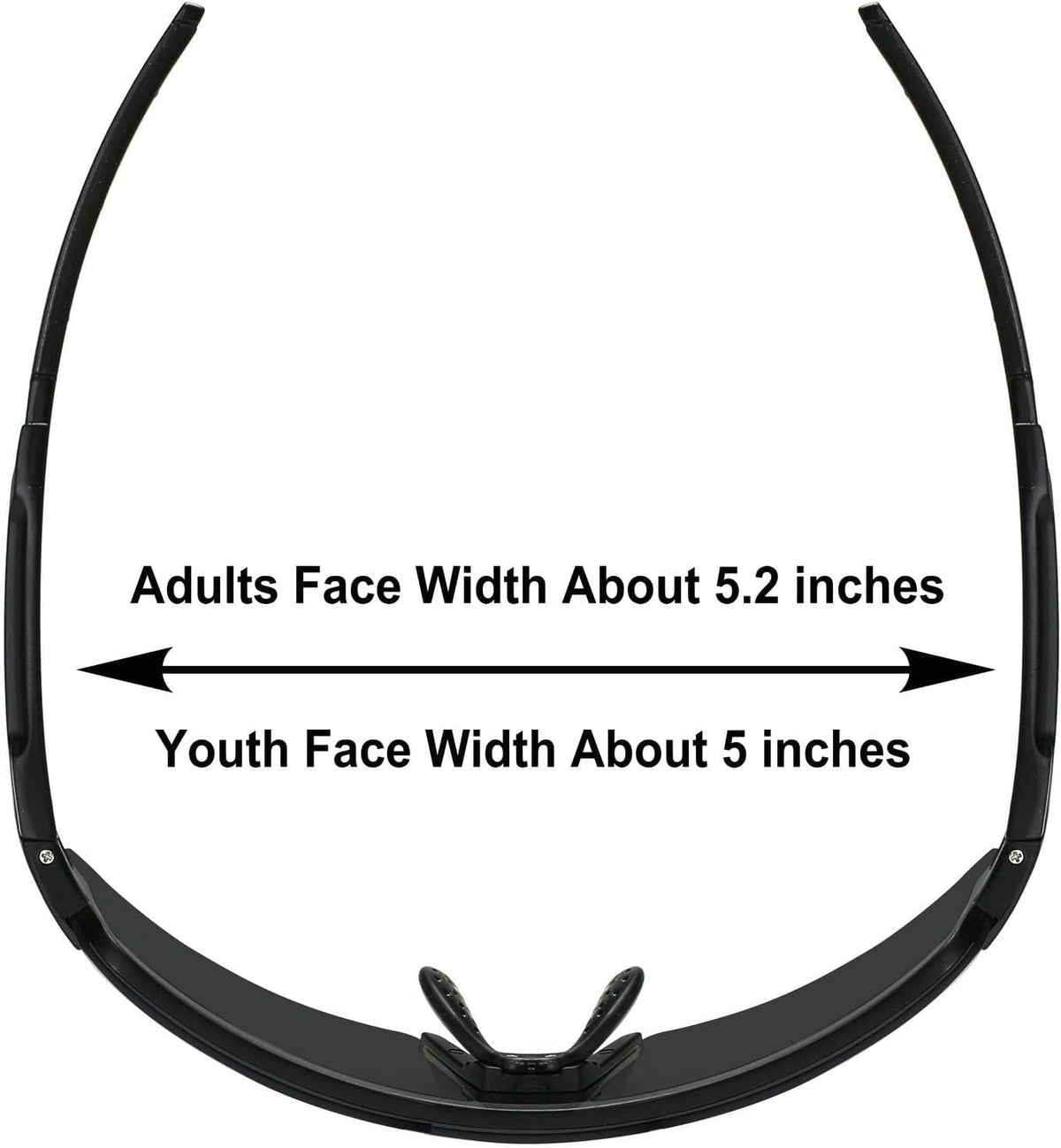 Two Sizes For Adults and Youth Polarized Sunglasses Men Women Outdoor Sport Baseball Glasses UV400 Cycling Eyewear