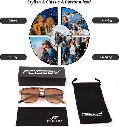 Retro Square Aviator Sunglasses Women Men 70S Vintage Trendy Plastic Frame Sun Glasses B2835