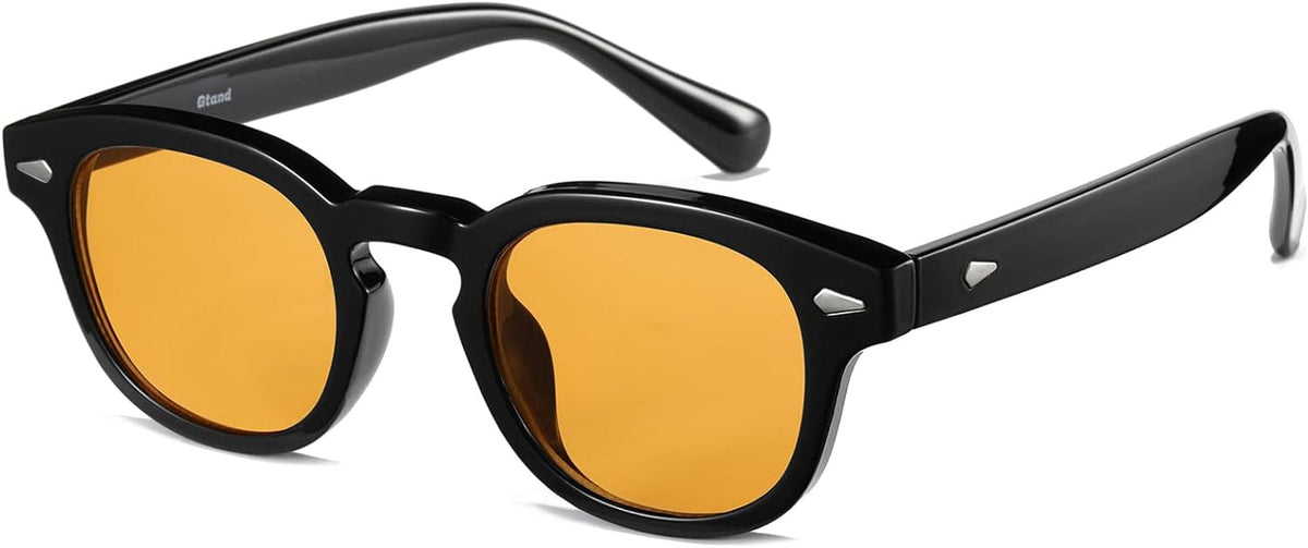 Unisex Vintage Retro Round Style Tinted Sunglasses For Men Women Fashion Circle Sun Glasses 46mm