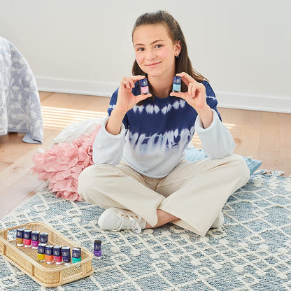 - Celestial 12-Pack Nail Polish Tower - Nail Polish Set for Girls and Teens - Includes 12 Vibrant Colors - Non-Toxic Nail Polish for Kids - Ages 8+