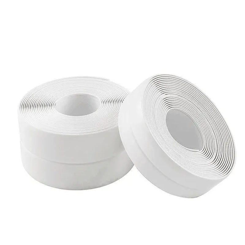 Waterproof Self-Adhesive PVC Sealing Strip Tape - Perfect for Bathroom Shower Sink & Toilet!
