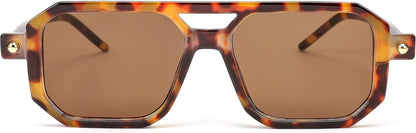 Vintage Square 70S Flat Aviator Sunglasses Women Men Classic Retro Stylish Frame UV400 Sunglasses B2622