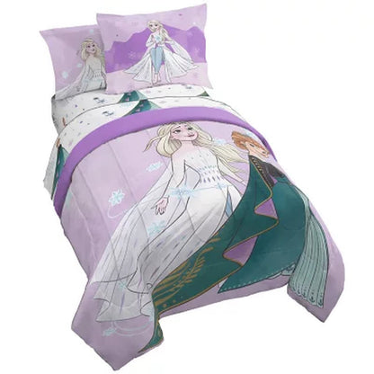 Disney'S Frozen Snow Dreams 5-Piece Twin Bed Set