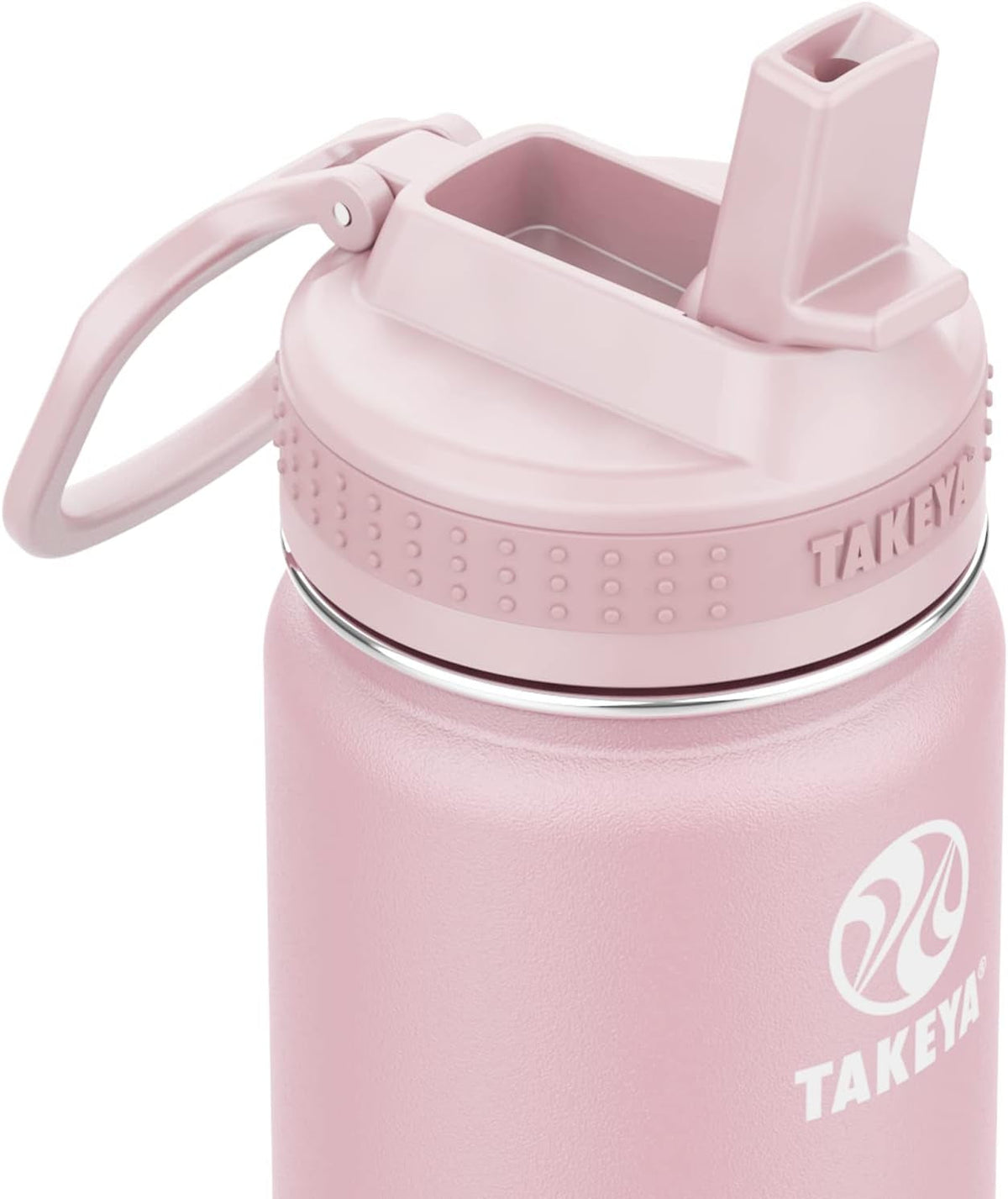 Actives Kids 14 Oz Vacuum Insulated Stainless Steel Water Bottle with Straw Lid, Blush