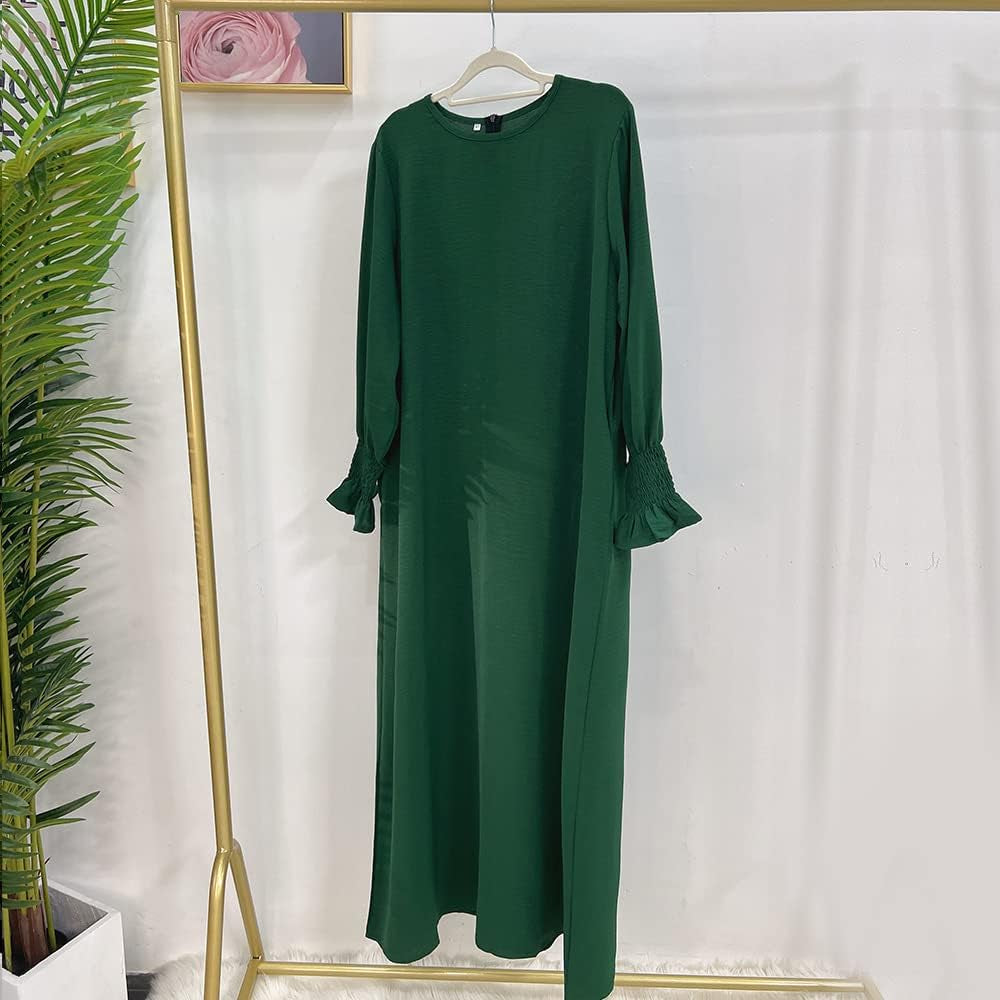 Women Prayer Dress Muslim Ramadan Garment Abaya Dubai Islam Jilbeb Long Dress without Hijab