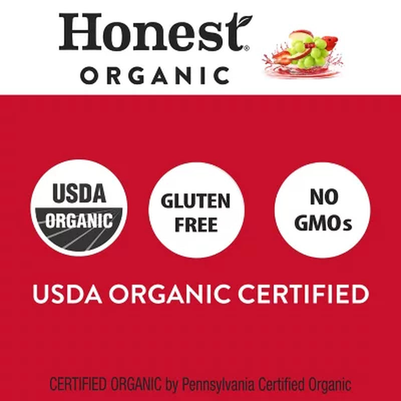 Honest Kids Organic Fruit Juice Drink Boxes Variety Pack 6 Fl. Oz., 40 Pk.