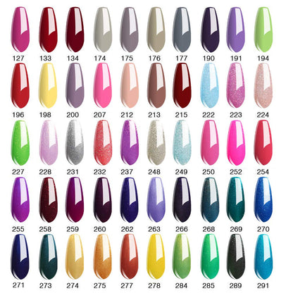 Nail Salon UV Manicure Polish Soak Off Gel Polish Nail Art Glitter White Smoke(788)