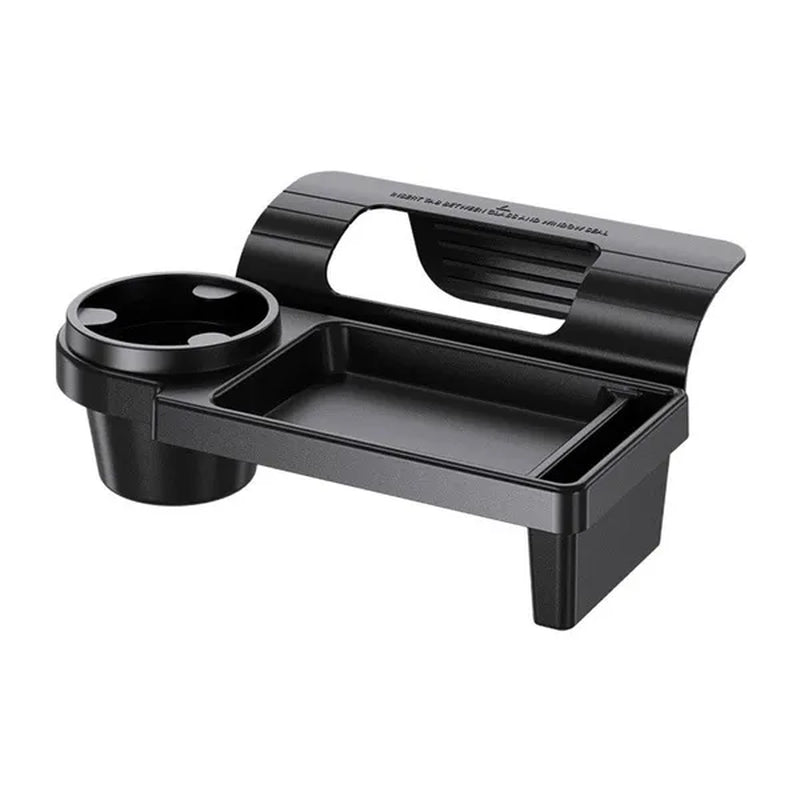 1pc Multifunctional Car Organizer Box With Cup Holder Drink Holder Side Door Window Phone Slot Hanging Storage Rack For Vehicle