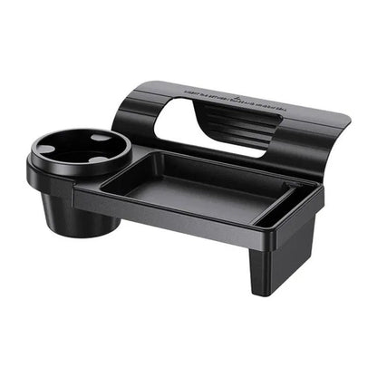 1pc Multifunctional Car Organizer Box With Cup Holder Drink Holder Side Door Window Phone Slot Hanging Storage Rack For Vehicle