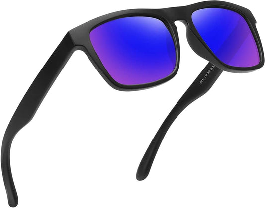 Polarized Sunglasses for Men Women UV Protection Square Frame Sport Fishing Driving Sunglasses