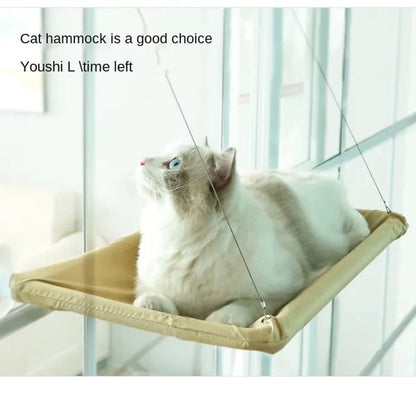 Cat Hammock Cute Hanging Beds Comfortable Sunny Seat Window Mount Pet product Soft Pet Shelf Supplies Detachable Bearing 20kg