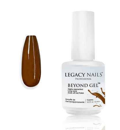 Professional Beyond Gel Soak-Off Nail Gel Polish Full Coverage Highly Pigmented Gel Nail Polish (BEYOND GEL - BEIGE 1/2 OZ)