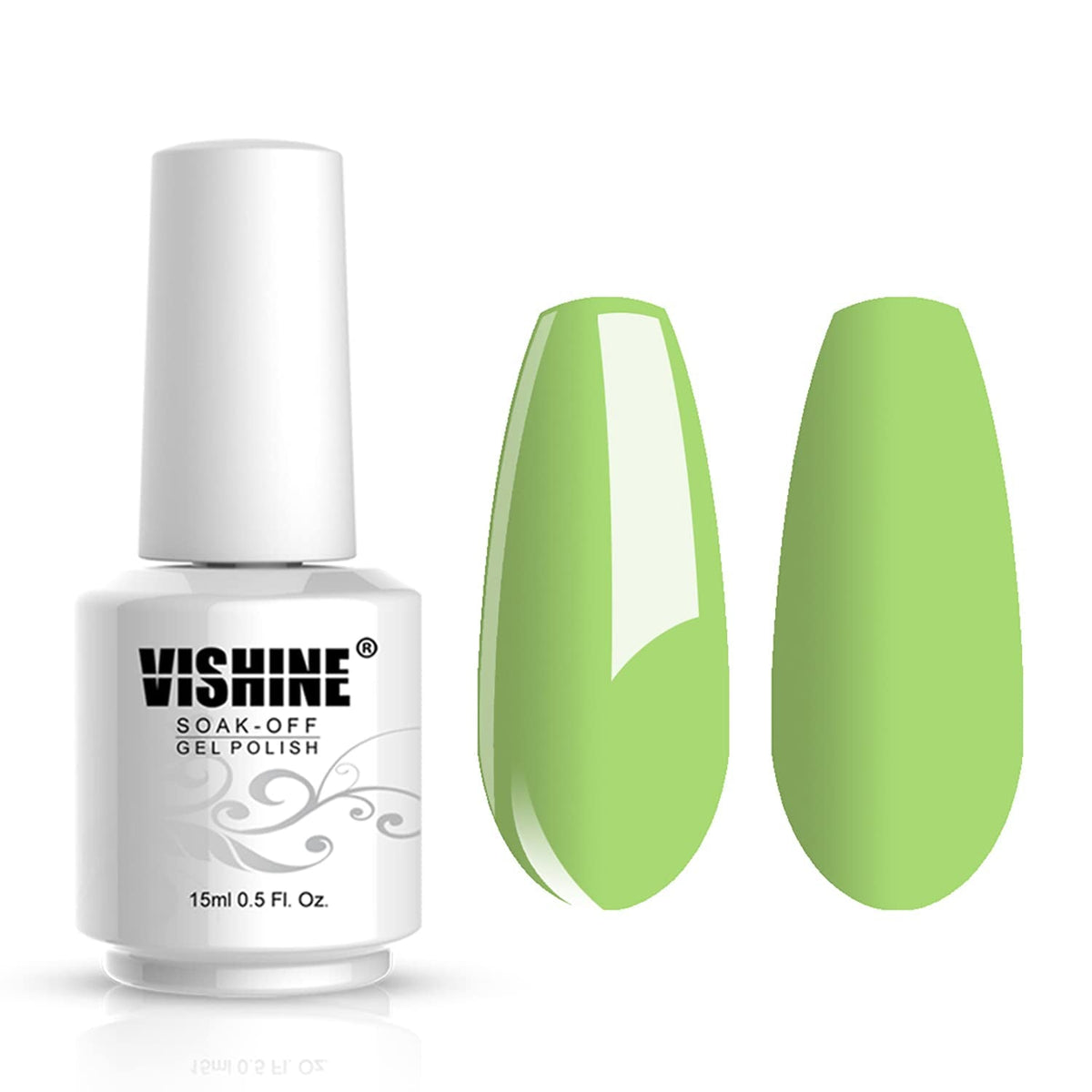 Nail Salon UV Manicure Polish Soak Off Gel Polish Nail Art Glitter White Smoke(788)