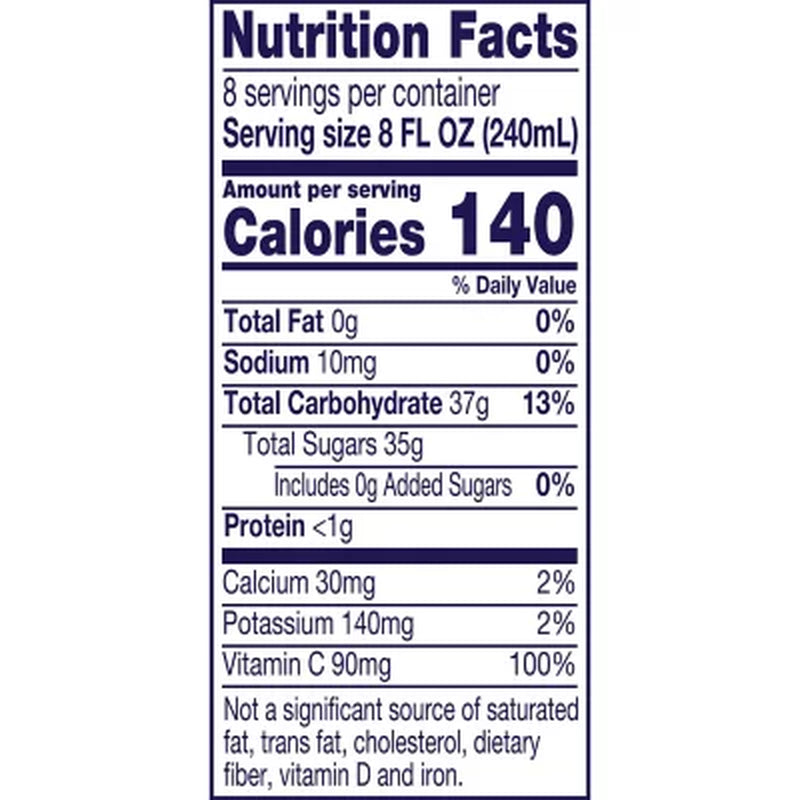 Welch'S 100% Grape Juice 64 Fl. Oz., 2 Pk.