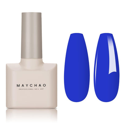 15ML Blue Gel Nail Polish 1Pc Baby Blue Gel Polish Soak Off UV LED Nail Gel Polish Nail Art Starter Manicure Salon DIY at Home, 0.5 OZ