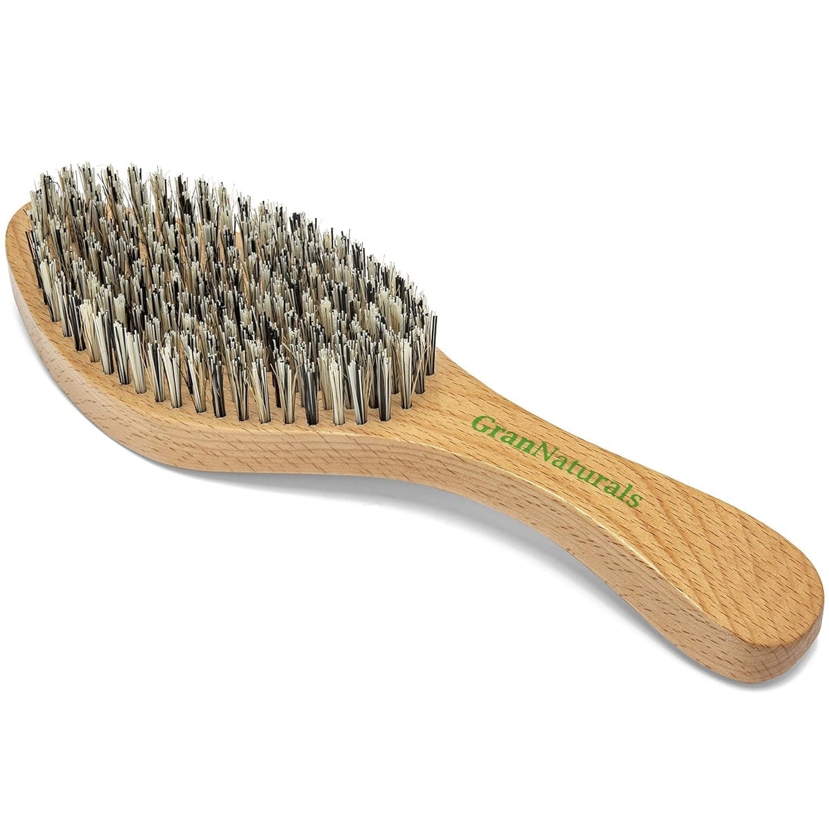 Extra Hard Wave Brush - Curved Boar & Extra Hard Nylon Bristle Hair Brush for 360 Waves