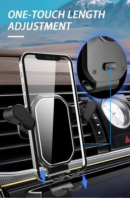 SEAMETAL 1Pc Air Vent Car Phone Holder 360 Rotation Navigation GPS Holder Car Air Outlet Clip Phone Support Bracket