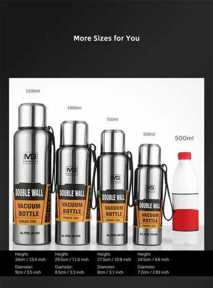 Hiking Double Wall Thermocup Stainless Steel Vacuum Flasks Thermos Cup Coffee Tea Milk Travel Mug Thermo Bottle Gifts