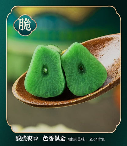 Laba Garlic,Jade Garlic,Pickled Vegetable,Fresh Green Garlic,250G/Pack,Sugar Garlic,Vegan,Pickled Garlic,Crisp Refreshing,Chinese Green Laba Garlic Pickled,Perfect for Rice,Chinese Specialty (2Pack)