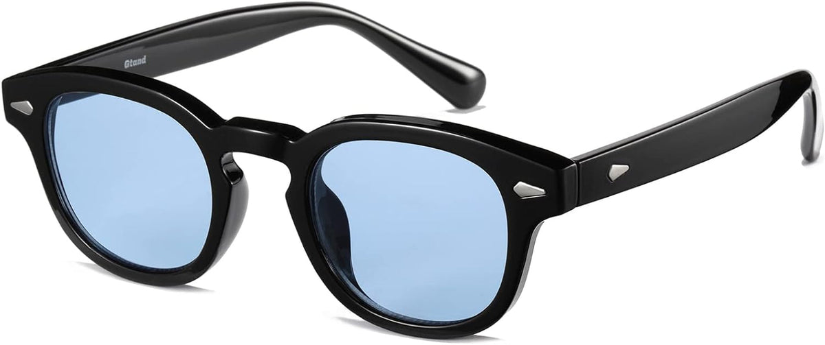 Unisex Vintage Retro Round Style Tinted Sunglasses For Men Women Fashion Circle Sun Glasses 46mm