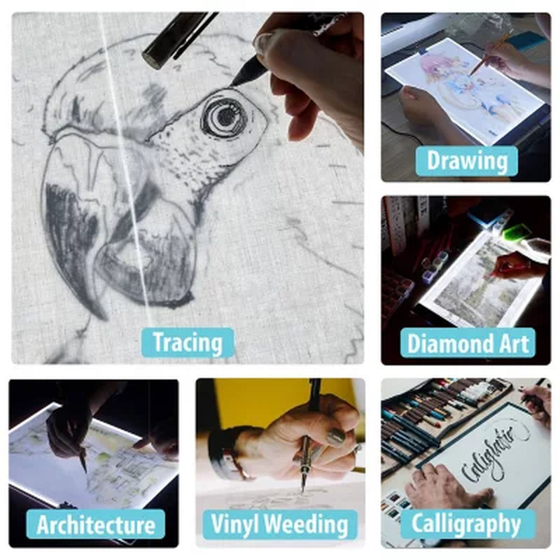Artskills Ultra-Thin LED Light Pad for Tracing and Drawing