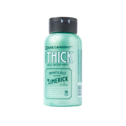 Duke Cannon Shamrock THICK Wicked Minty Body Wash – Extra-Thick, Hydrating Men'S Body Wash with Refreshing Mint Scent, 17.5 Oz (Pack of 3)