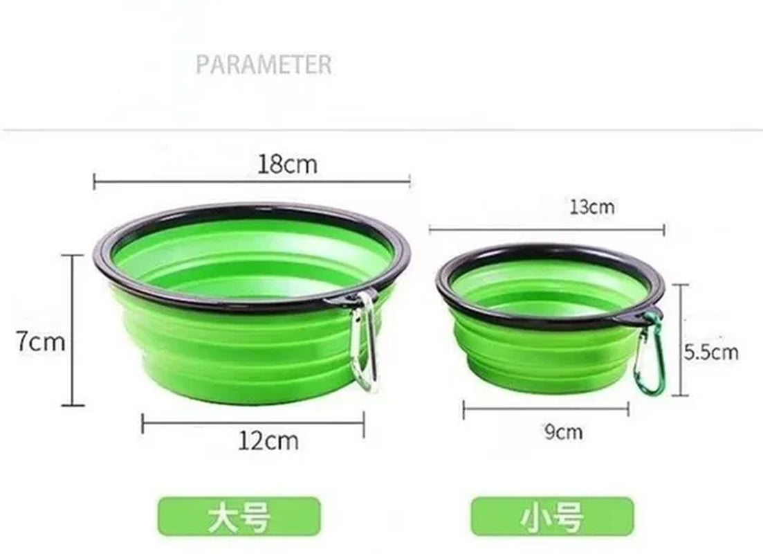 350/1000Ml Pet Dog Bowl Collapsible Dog Water Bottle Portable Dog Food Container Puppy Feeder Outdoor Travel Camping Dog Accessories