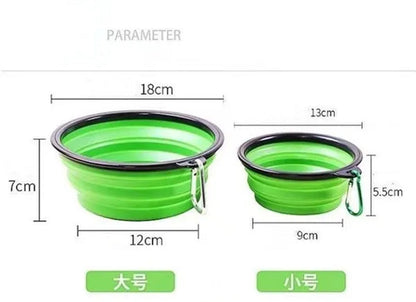 350/1000Ml Pet Dog Bowl Collapsible Dog Water Bottle Portable Dog Food Container Puppy Feeder Outdoor Travel Camping Dog Accessories