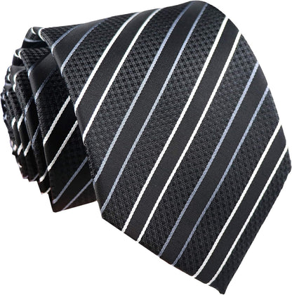 Men'S Gingham Check Stripe Ties Pattern Business Formal Designer Neckties 3.15"