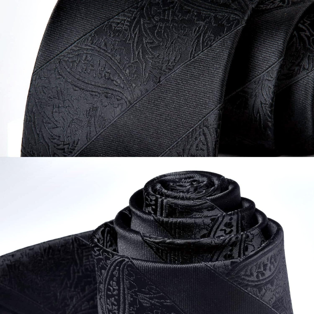 Paisley Ties for Men Solid Tie Handkerchief Floral Men'S Necktie & Pocket Square Set Wedding Classic Mens Ties