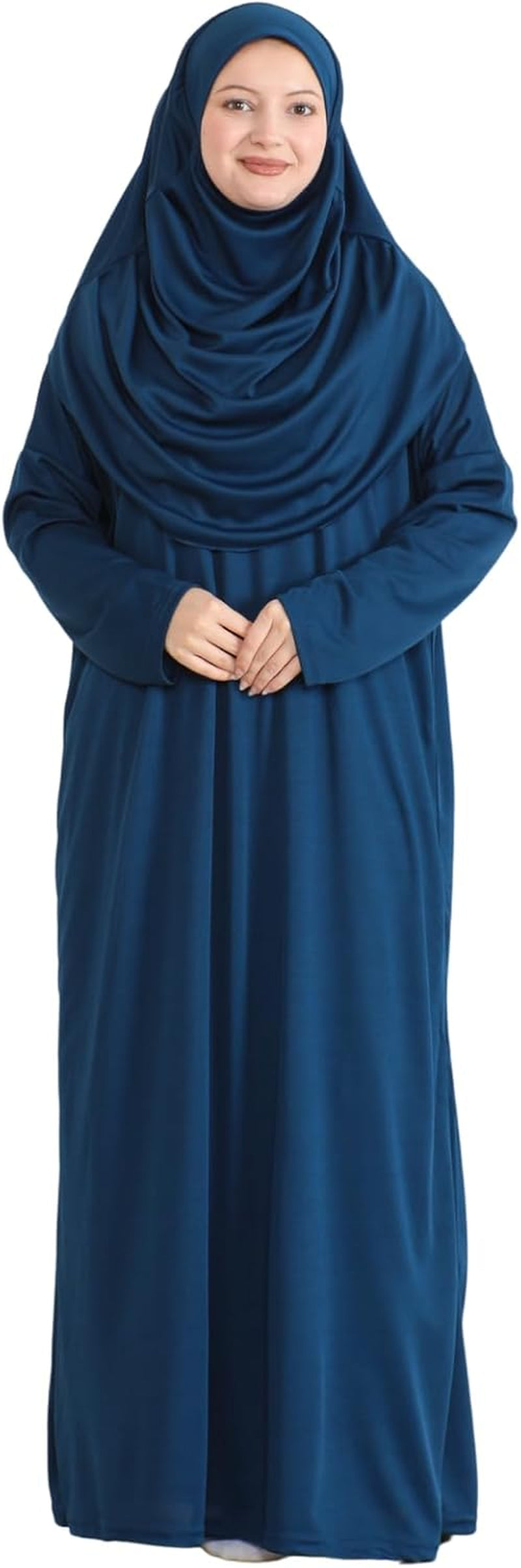 Muslim Dress for Women with Hijab, Abaya, Instant Prayer Clothes Set, Islamic Wear, Dubai Kaftan Jilbab Burqa