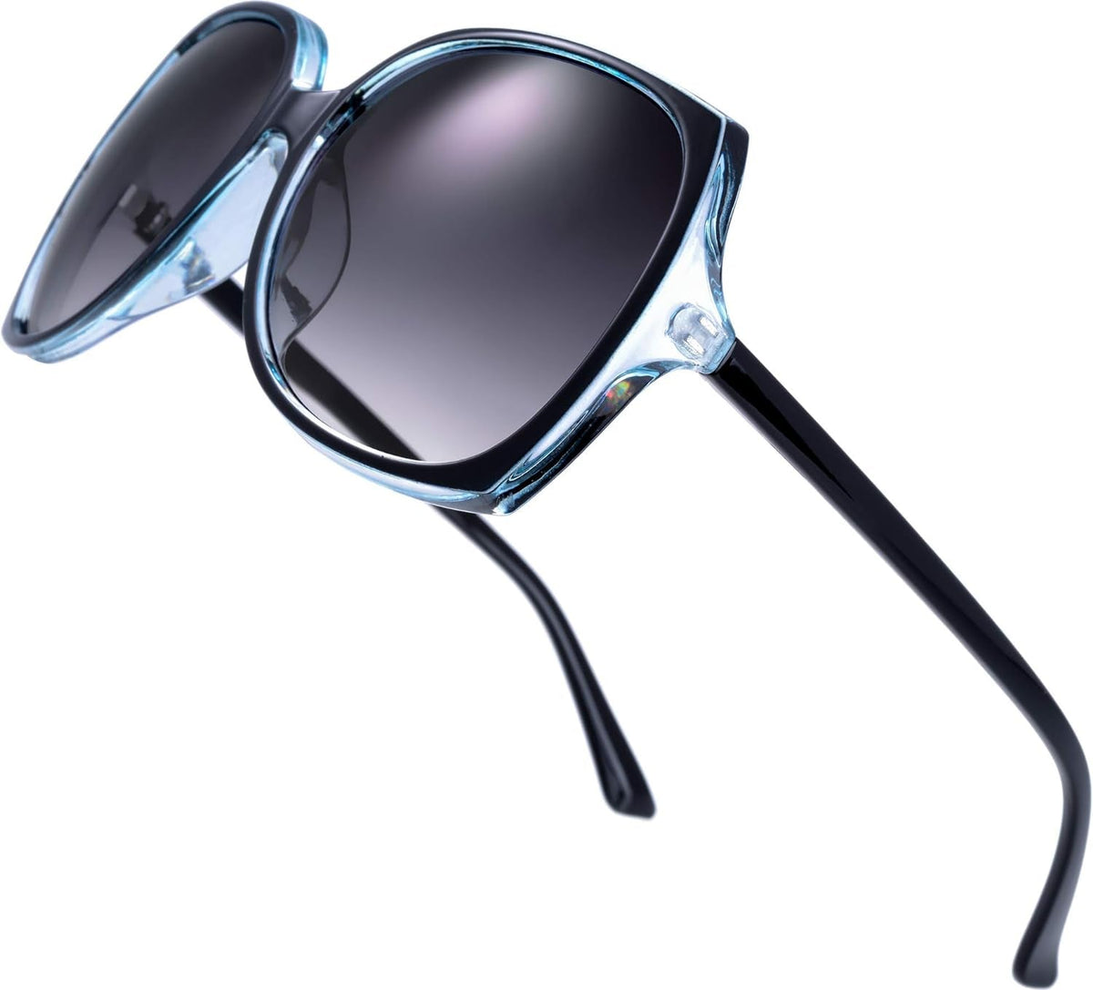 Women's Oversized Square Jackie O Cat Eye Hybrid Butterfly Fashion Sunglasses - Exquisite Packaging