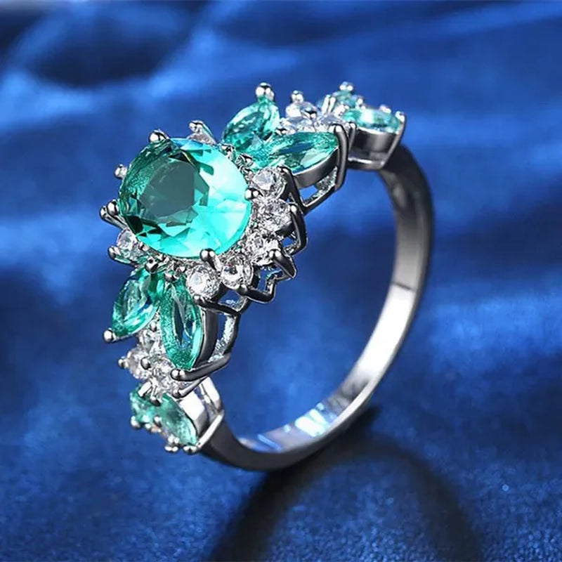 Colored Diamond Wedding Ring Diamond Engagement Ring Commitment Ring Cubic Zirconia Ring Jewelry Wedding Ring Anniversary Gift Wedding Ring Women's Ring
