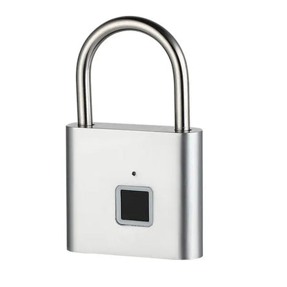 Fingerprint Padlock Smart Keyless USB Rechargeable Door Lock IP56 Waterproof USB Rechargeable-2/1PCS
