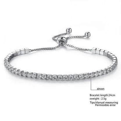 Women's Fashion Accessories Bracelet Bracelet Bracelet Engagement Zirconium Chain Bracelet Gift Fadkhkh0520