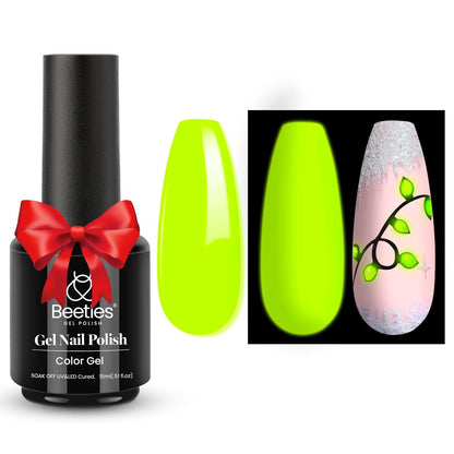 Beetles Gel Nail Polish, 1Pcs 15ml Electric Punk Bright Blue Color Gel Polish Soak Off Uv LED Gel Nail Art DIY Gel Nail Manicure for Girls Women Gifts Spring