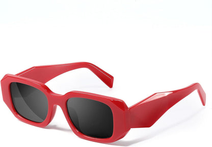 Trendy Rectangle Sunglasses for Women Men,Y2K Vintage Retro 90s Aesthetic Cool Driving Sunglasses